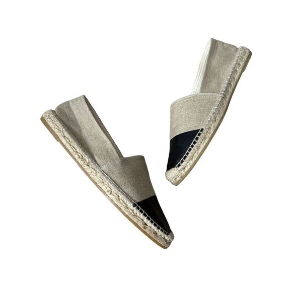J.Crew cap toe espadrilles linen size 12 - Picture 3 of 9